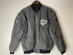 Vintage 90’s Los Angeles Kings Starter Jacket Size Medium Stonewashed RARE - Picture 1 of 22