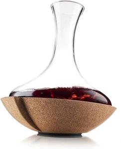 Vacu Vin Swirling Carafe, Cork, Wine Decanter, Bar Wine Accessories Classic Gift - Picture 1 of 8