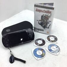 Sony PSP-1001 Console Handheld Bundle W/2 Games, 1 Movie, 32GB SD & Case (READ)