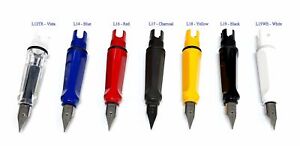 Lamy Safari Fountain Pen Front Part Nib- FINE Steel Authentic NEW 7 Cols.choice