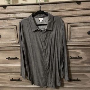 Lularoe Xl Valentina Button Up Top - Bild 1 von 5