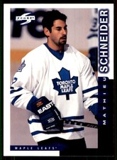 1997-98 Score Mathieu Schneider Toronto Maple Leafs #160
