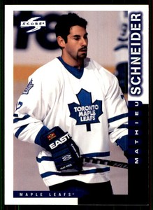 1997-98 Score Mathieu Schneider Toronto Maple Leafs #160