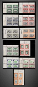 1952 edición caribeña en bloque de 4 esquinas impresión SCT.475-80 C57-60 E16MI.311-321 - Imagen 1 de 1