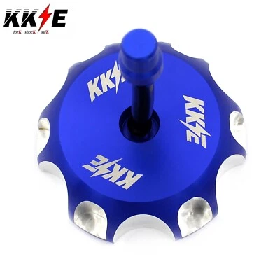 KKE CNC Fuel Tank Gas Cap for YAMAHA YZ85 YZ250F YZ450F WR250F WR450F Blue - Изображение 1 из 4
