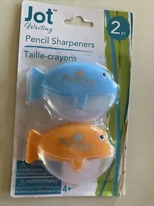 Piranha Pencil Sharpeners - 2 Piece Pack - Jot Writing - Ages 4+ - Picture 1 of 1