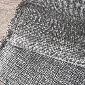 1452. Grey textured soft chenille Upholstery Fabric. Price per 1/2 metre, 143 cm - Picture 1 of 3