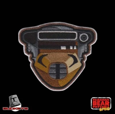 Star Wars "Buckets" Series Princess Leias Boushh helmet embroidered iron patch - Image 1 of 4