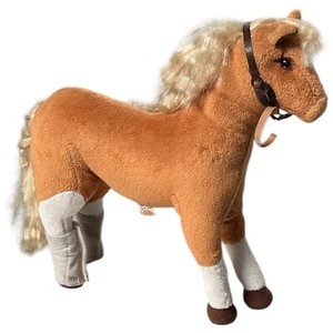 2004 Only Hearts Club Horse Plush Doll 10" Tan Brown Pony Stuffed Animal Toy - Picture 1 of 8