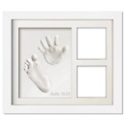 Niedliches Baby Hand- und Fußabdruckset Tierpfotenabdruck Tonset Bilderrahm2634