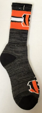 NFL Cincinnati Bengals Men's Socks, New (2-BAND STRIPE ) Cover