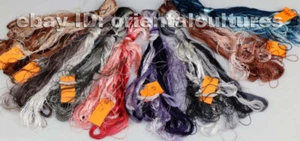 Chinese 100%real natural silk,hand-dyed embroidery floss/thread 60colors/skeins - Picture 1 of 6