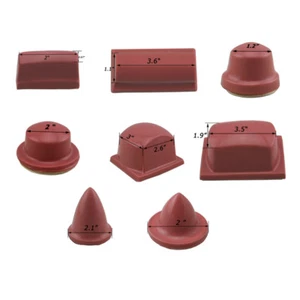 Variety Pad Printing Silicone Rubber Pad 1.2"/2"/2.1"/3.5"/3.6" Soft Rubber - Picture 1 of 28