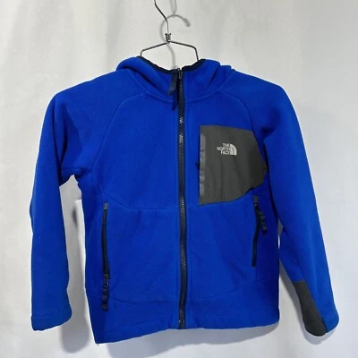 The North Face Hoodie Boys Sz XS6 Chimborazo Fleece Jacket Sherpa Lined Full Zip - Image 1 of 4