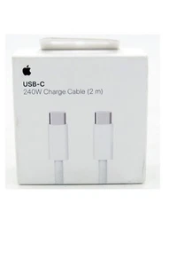 Câble de charge USB-C 240 W Apple 2 m 6 pieds mu2g3am/a dans son emballage d'origine - Photo 1 sur 2