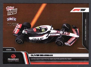 2025 Topps Now Formula 1 23 Oliver Bearman Orange 02/25 - Bild 1 von 2