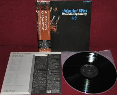 WES MONTGOMERY - MOVIN' WES - VERVE MV 4004 1977 - LP JAPAN OBI NM - Image 1 of 2