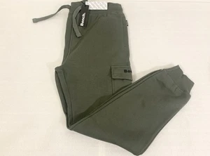 Brand New – Bench Men’s Joggers XL Light Khaki Green Cargo Style Cuffed Pants - Picture 1 of 9