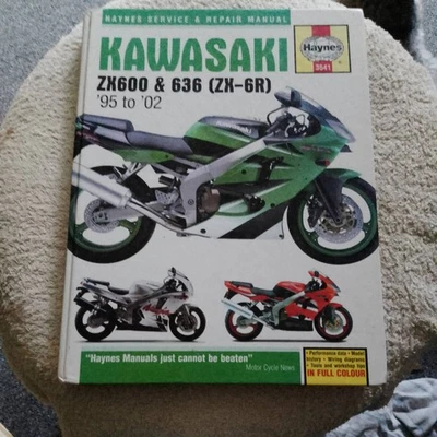 KAWASAKI ZX600 &636 ZX-6R,HAYNES MANUAL 1995-2002 "HARDBACK" - Image 1 of 4