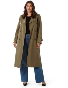 FREE POST NWT Forever New Curve Trench Coat Jacket 20 RRP $189.99 - Picture 1 of 5