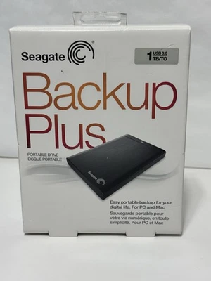 Seagate Backup Plus 1TB  Portable Hard Drive MODEL SRD0SPO - Image 1 of 4
