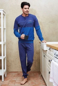 Pigiama uomo in jersey di cotone caldo Navigare 141713 - Imagen 1 de 1