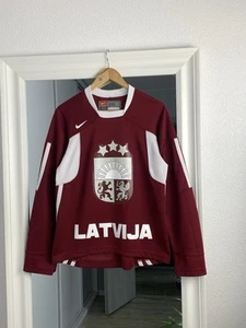 Autogramm Arturs Irbe #1 !!️ IIHF Nike Lettland Latvija Eishockey Trikot T-Shirt - Bild 1 von 15