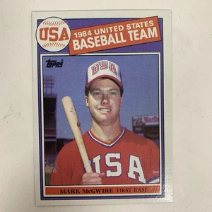 ⚾1985 Topps #401 Mark McGwire Rookie Card RC⚾Near Mint or Better⚾ - Picture 1 of 2