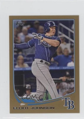 2013 Topps Mini Gold /62 Elliot Johnson #177 - Image 1 of 2
