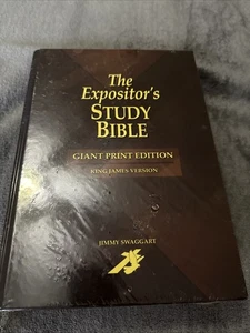 Jimmy Swaggart The Expositors Study Bible HB KJV Sealed  Giant Print New sealed - Imagen 1 de 4