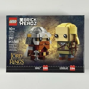 Lego Brickheadz Lord of the Rings Legolas & Gimli 40751 NEW SEALED BOX - Picture 1 of 9