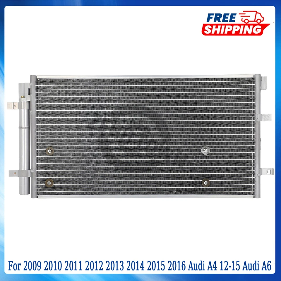 AC Condenser For 2009-2017 Audi A4 A5 Quattro 2.0L 2012-2015 Audi Q5 S4 A6 3.0L - Изображение 1 из 4