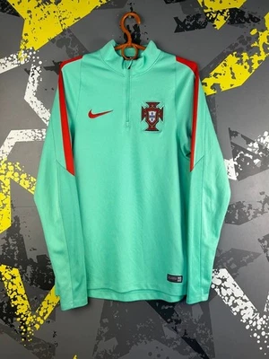 葡萄牙队训练足球长袖夹克耐克男式 S 码 ig93 — 第 1/4 张图片