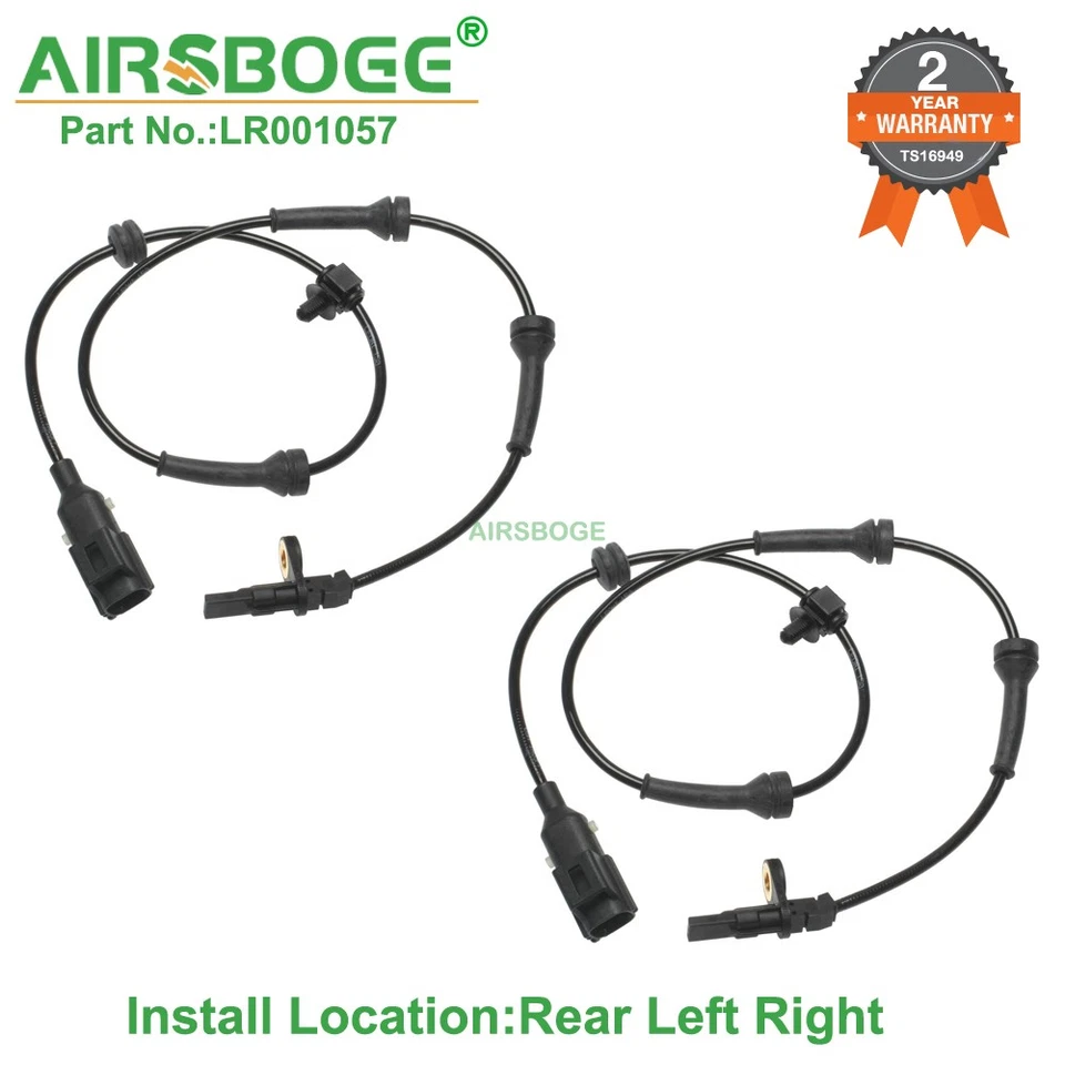 2X Rear Left Right ABS Wheel Speed Sensor For Land Rover LR2 08-12 LR001057  - Изображение 1 из 4