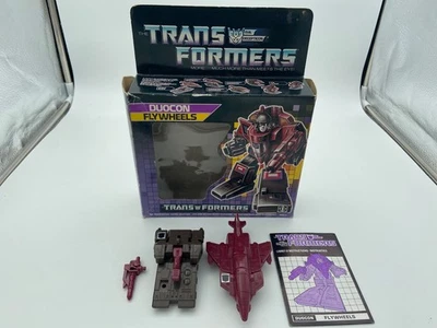 Transformers G1 1987 FLYWHEELS complete + box Takara Japan - Image 1 of 4