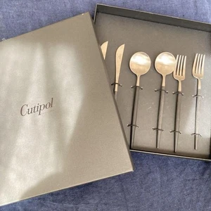 [New] Cutipol Cutlery Set Regular Price 15,800 Black Dinner Spoon - Picture 1 of 4