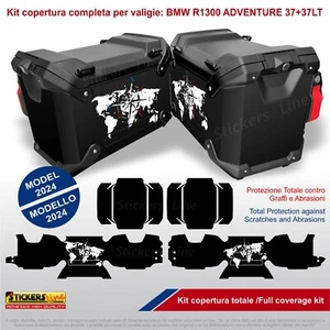 Kit adesivi per valigie BMW R1300 GS Trophy Adventure bags stickers gs 2024 M.1 - Foto 1 di 3