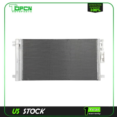 Replacement Aluminum AC Condenser Fits 07-08 Pontiac G5 06-07 Saturn Ion 2.4L - Image 1 of 4
