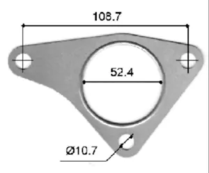 TURBO GASKET EARLY J20-25 INLET 5 LAYER STAINLESS STEEL PERMASEAL - Picture 1 of 1