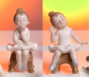 6 Stück Porzellan Ballerinas 12 cm Bonboniere Kommunion Konfirmation, Geschenkbox by Paben - Bild 1 von 1