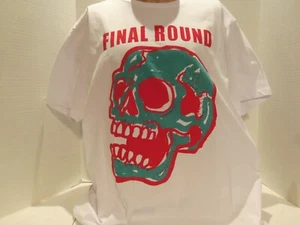 SKULL FINAL ROUND (BUT NOT THE LAST)(THE GAME NEVER ENDS) T-SHIRT-DRINKING-RARE - Picture 1 of 3