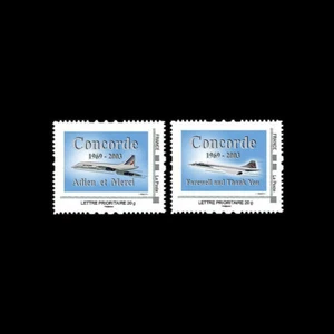 CO-RET37/38N : 2008 - 2 TPP '5e anniversaire arrêt vols Concorde' - Imagen 1 de 1