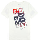 NIKE Washington Wizards Just Do It T-Shirt sz Small White Basketball NBA JDI