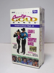 Country Gold Dance Instruction Vol 1 & 2 VHS MCA w/ Libby Hurley 071524WT - Picture 1 of 3