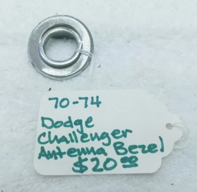 OEM Mopar 1970-74 Dodge Challenger E Body Antenna Adapter Trim Bezel #3679817 - Изображение 1 из 2