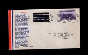 WWII Patriotic Boxed Auxiliary ? Corregidor Birmingham Michigan 1944 Cover 1o - Picture 1 of 3