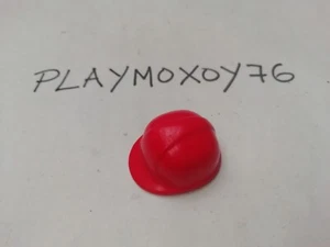 PLAYMOBIL. TIENDA PLAYMOXOY76. CASCO ROJO OBRERO CONSTRUCCION. - Picture 1 of 2