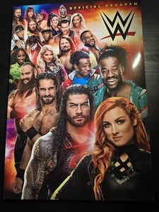2019/2020 WWE Official Event Program Mint Condition - Picture 1 of 3