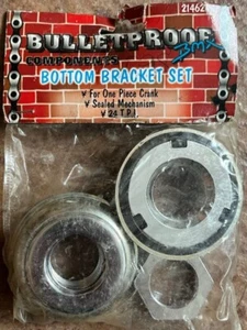NOS 24tpi Bulletproof SEALED BOTTOM BRACKET For One Piece Crank Old School BMX - Picture 1 of 4