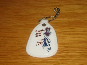 VINTAGE 1970`S JUST JEANS KEYCHAIN FREDDIE,HEAD DUDE - Picture 1 of 6